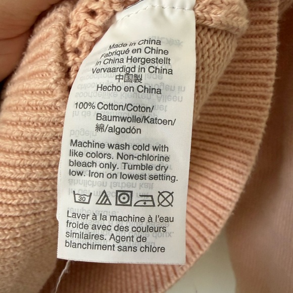 J. Crew Light Pink Textured Sweater - Picture 3 of 6